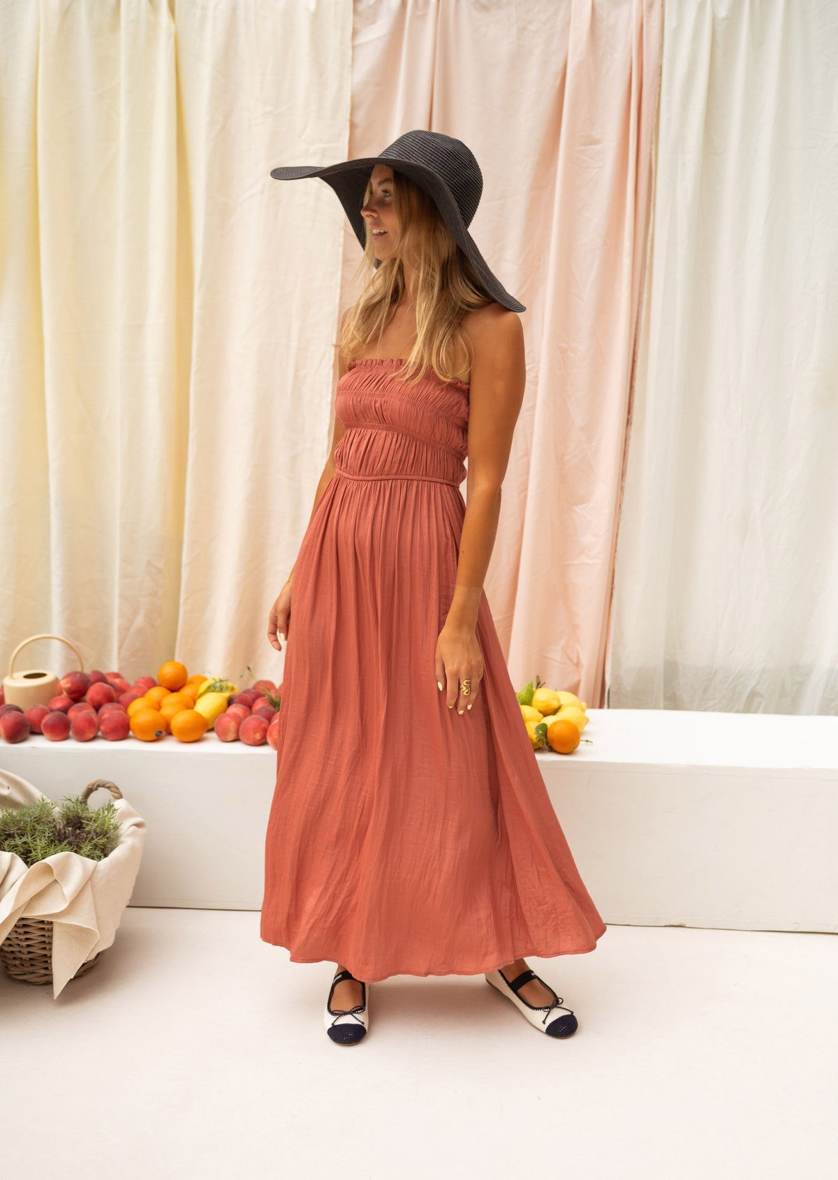 Robe Melina - brique