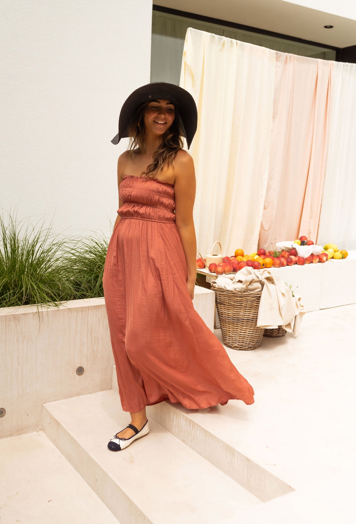 Robe Melina - brique
