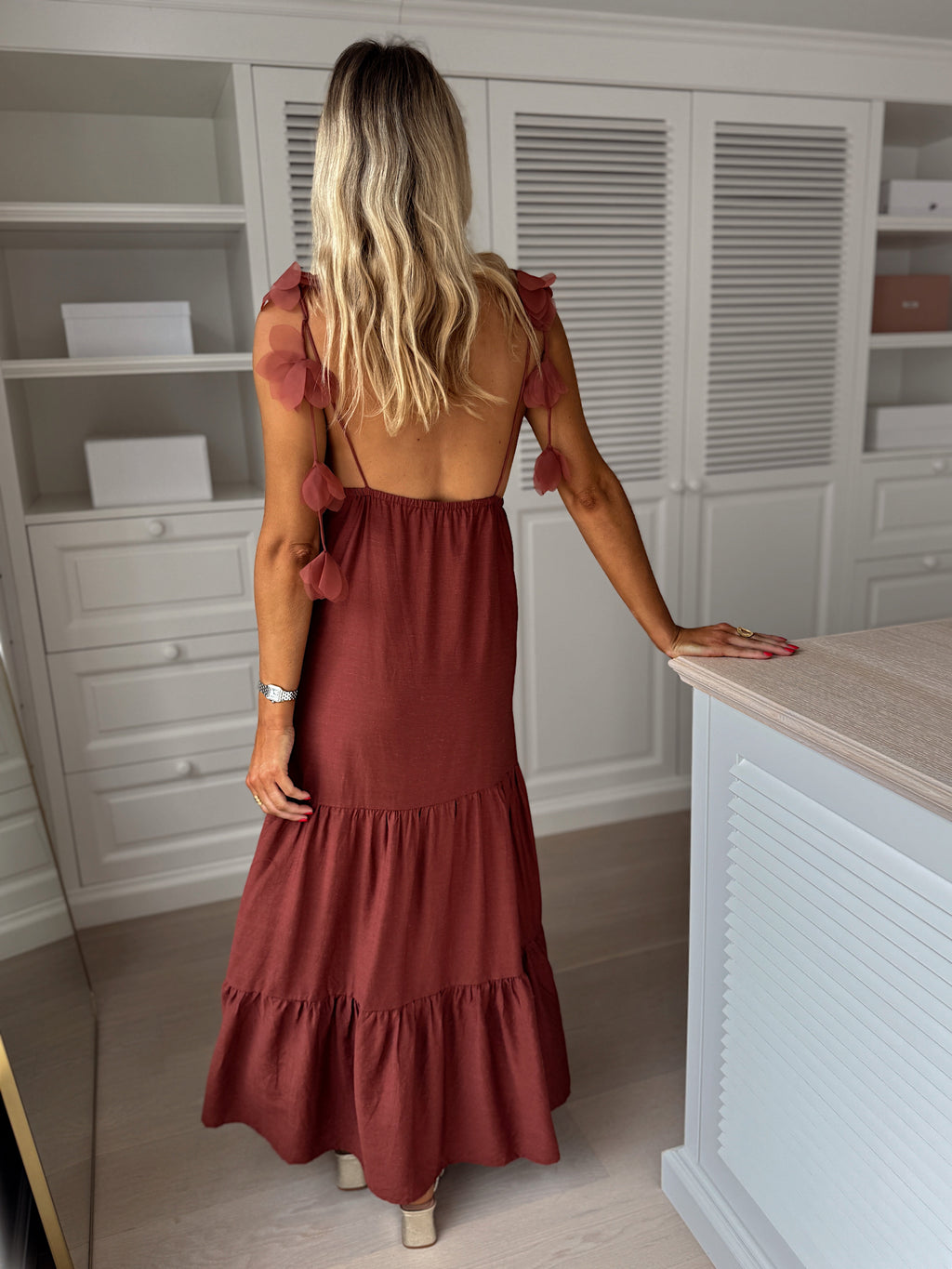 Robe Tania - brique