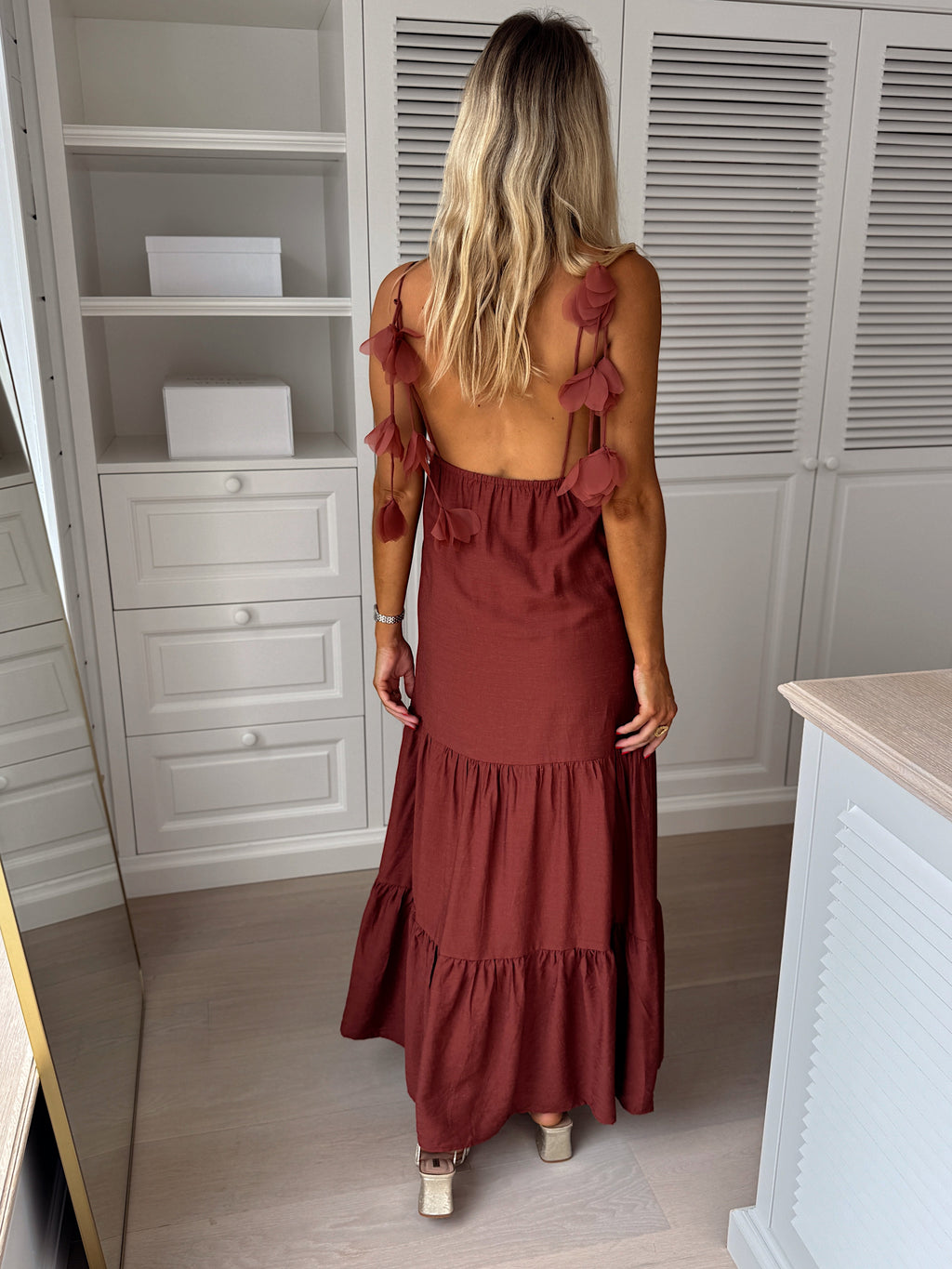 Robe Tania - brique