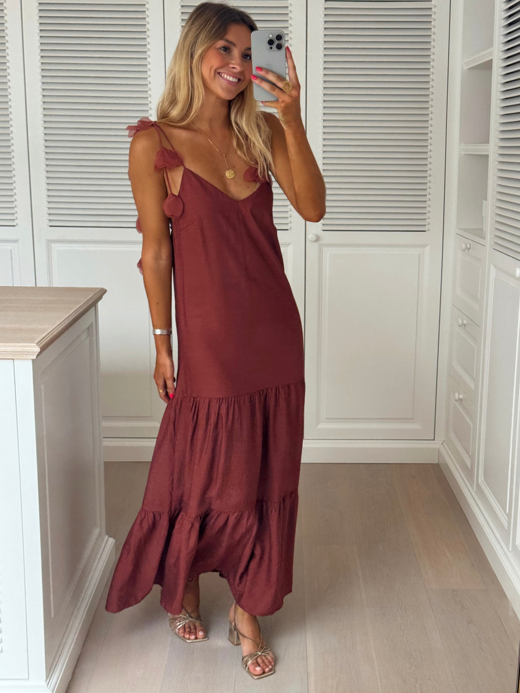 Robe Tania - brique