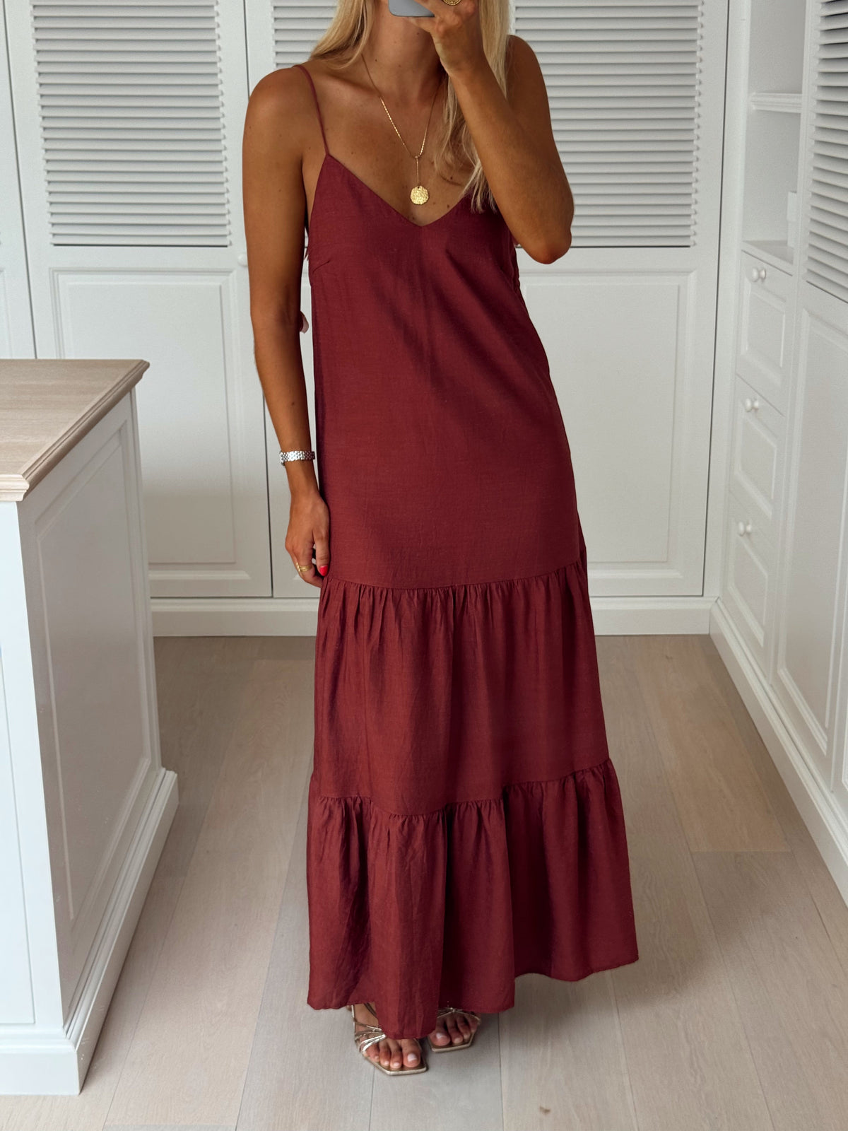 Robe Tania - brique