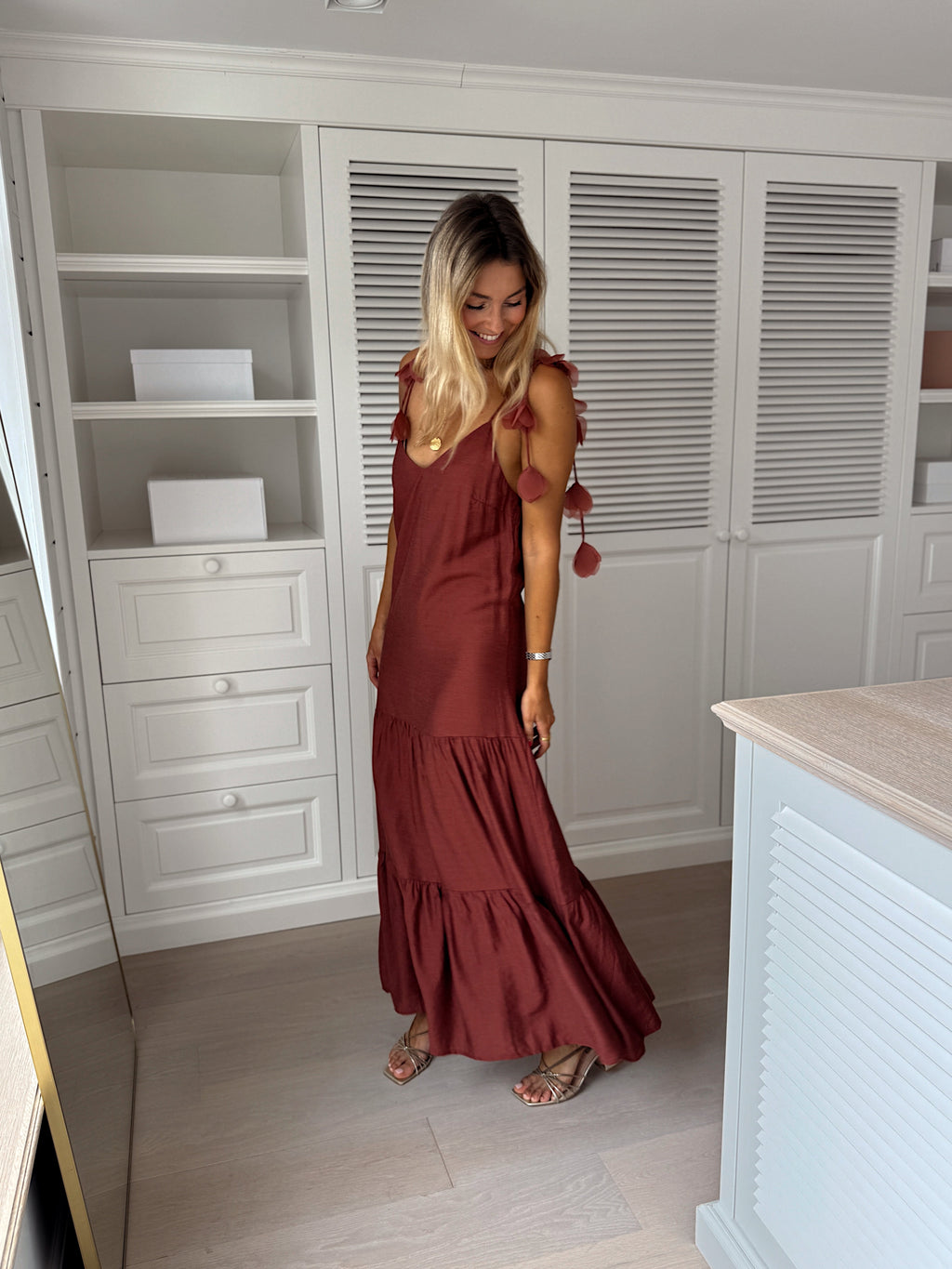 Robe Tania - brique