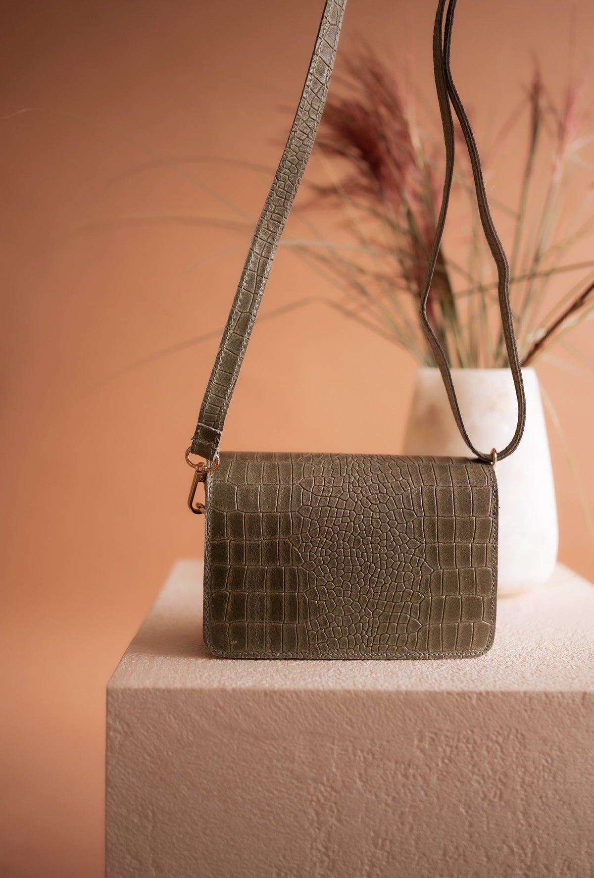 Sac Jaap en cuir - kaki