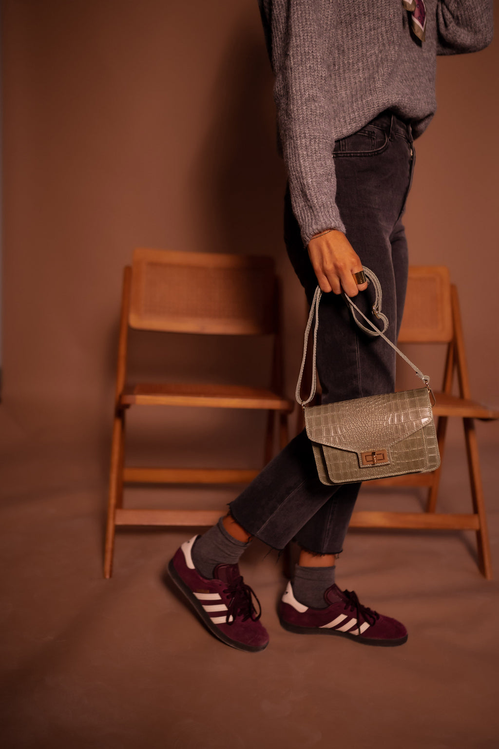 Sac Jaap en cuir - kaki