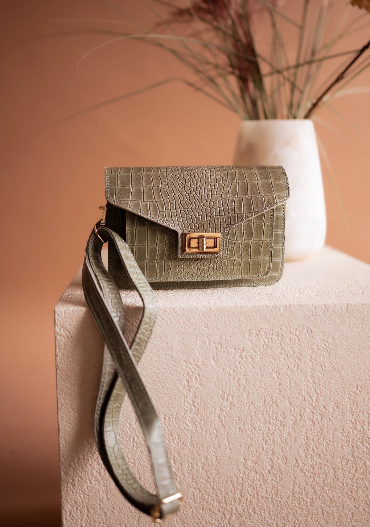 Sac Jaap en cuir - kaki