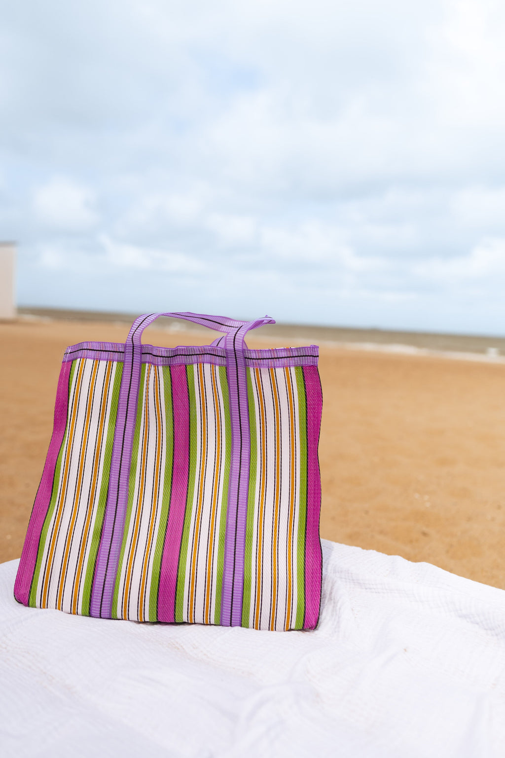 Sac Sevana à lignes - vert