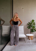 Pantalon Shiva - léopard en gaze de coton