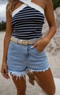 Short Franck - bleu en jeans