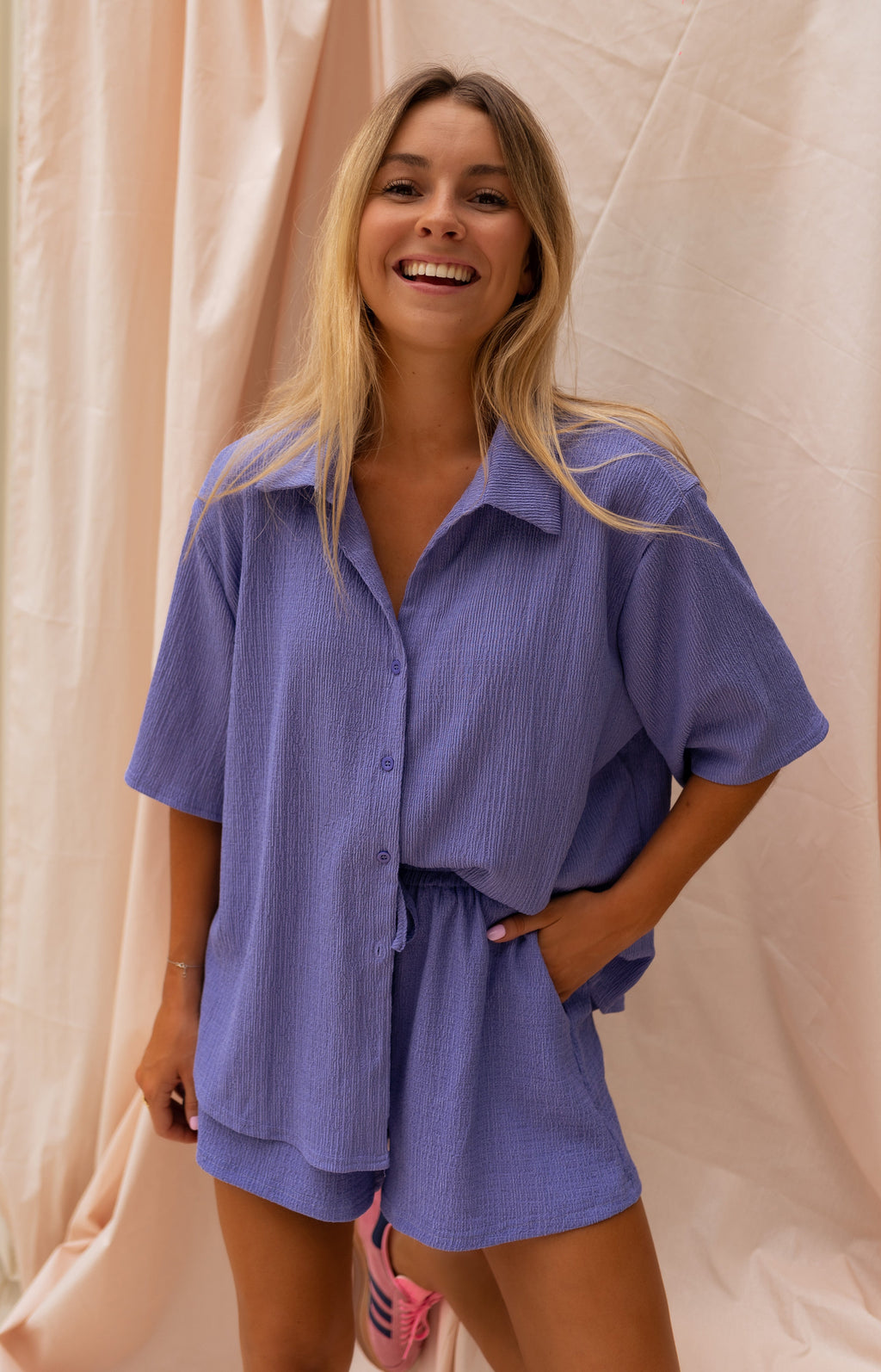 Short Harold - mauve