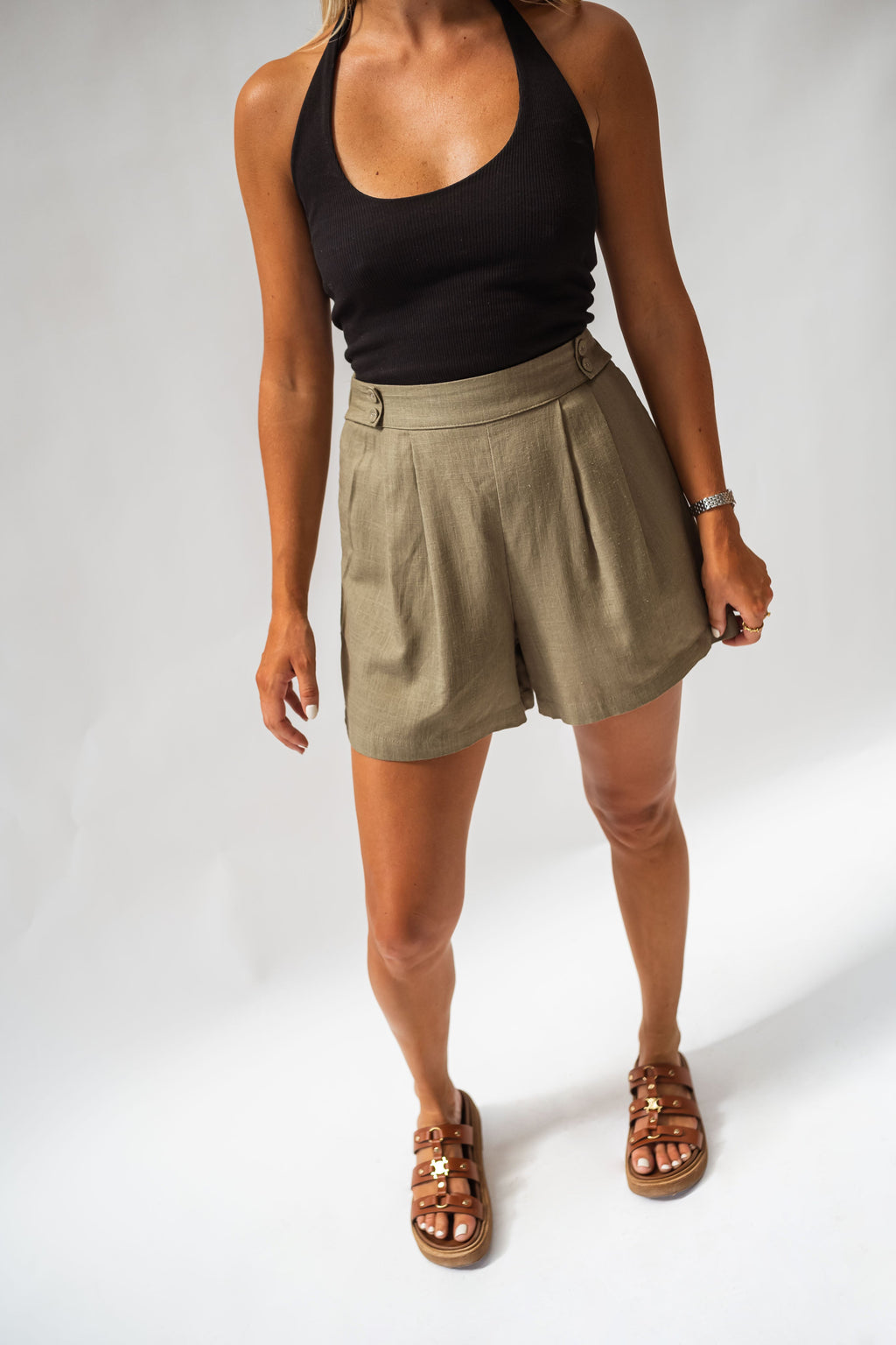 Short Lison - kaki