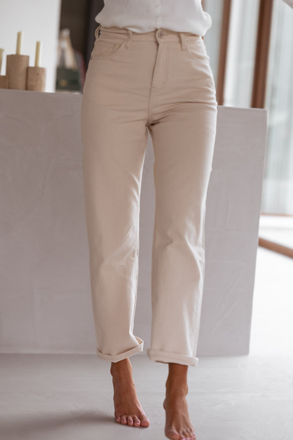 Jeans Solan - beige