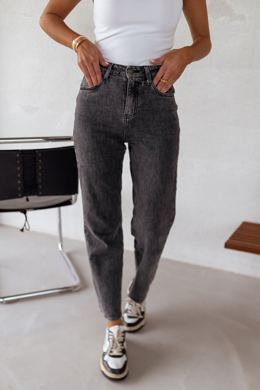 Jeans Solan - gris