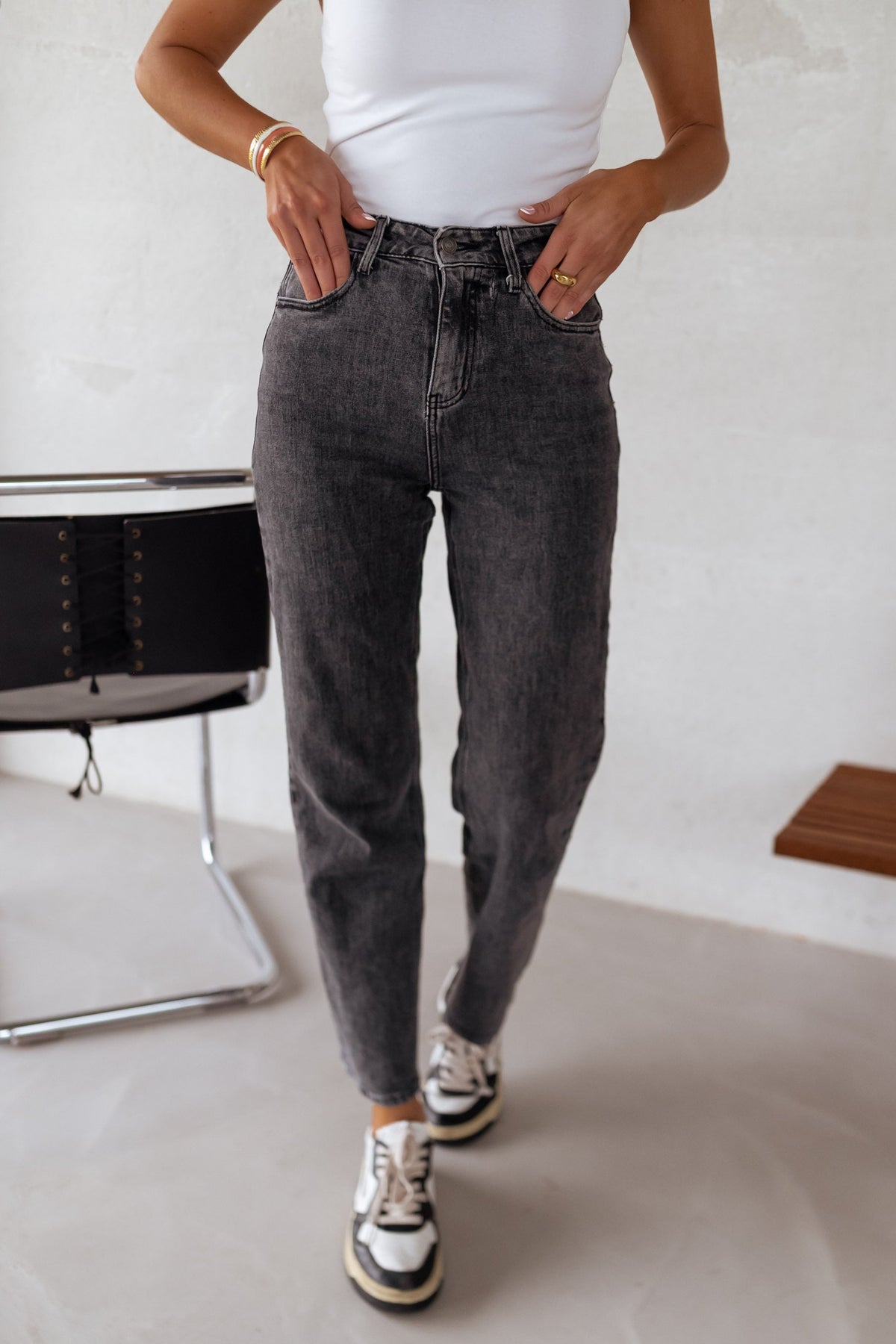 Jeans Solan - gris