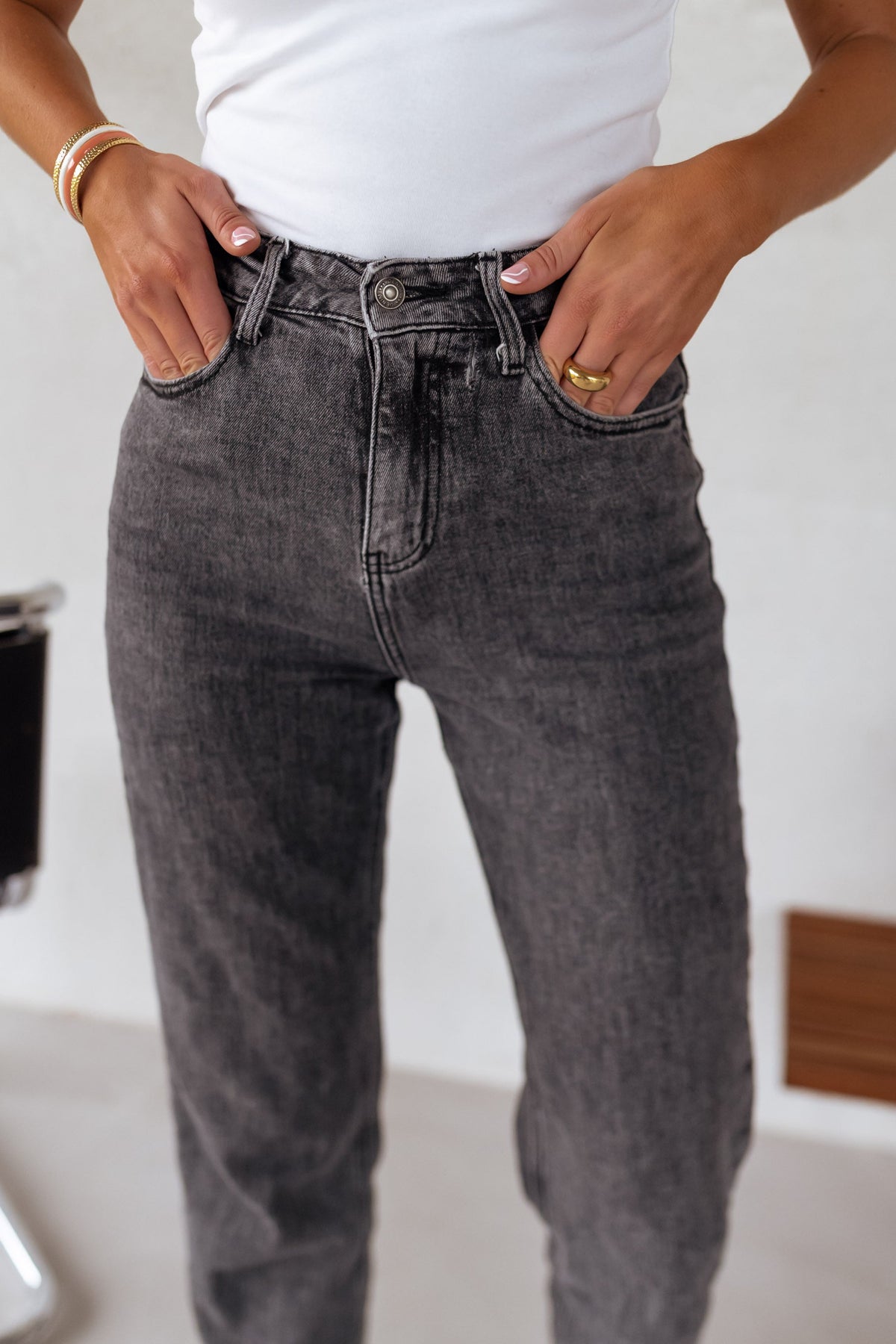 Jeans Solan - gris