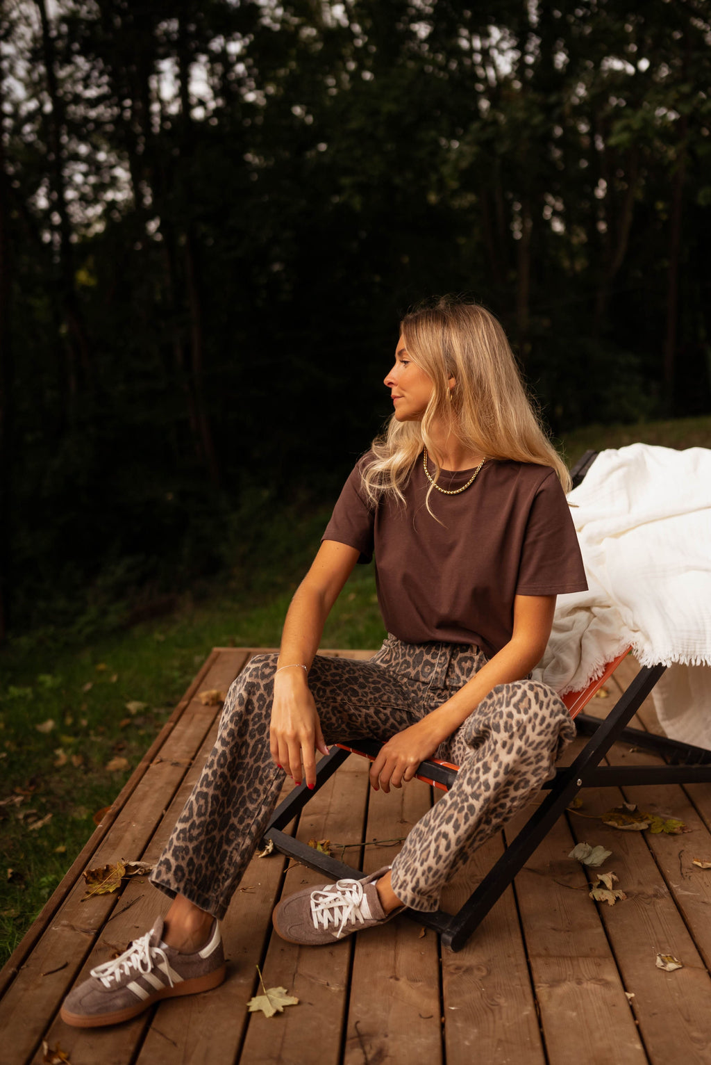 T-shirt Jane - chocolat