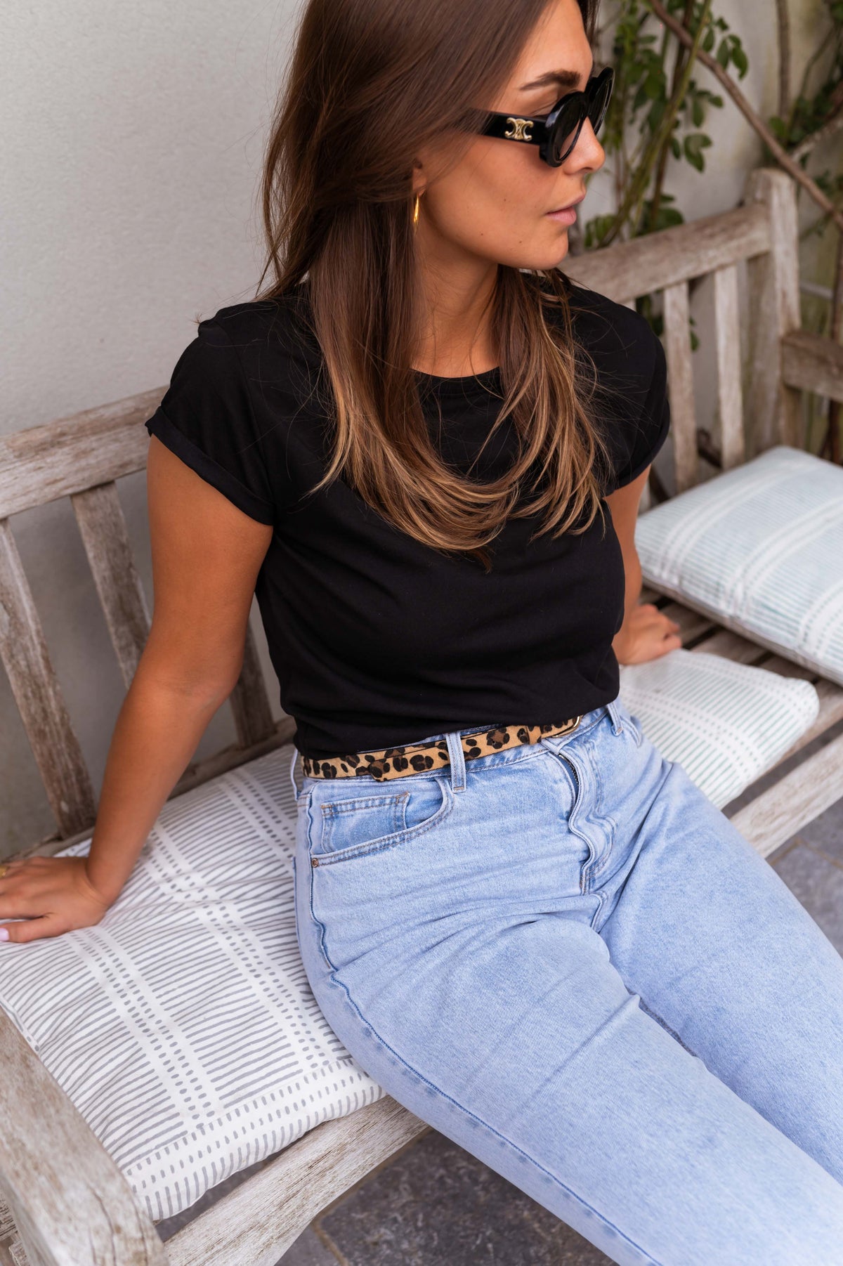 T-shirt Lauren - noir