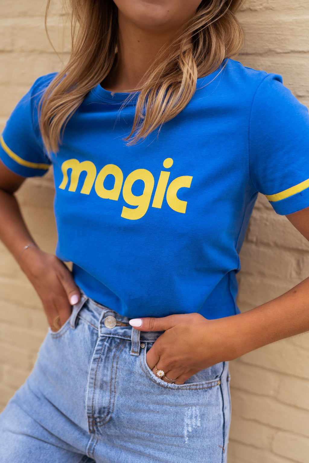 T-shirt Magic - bleu