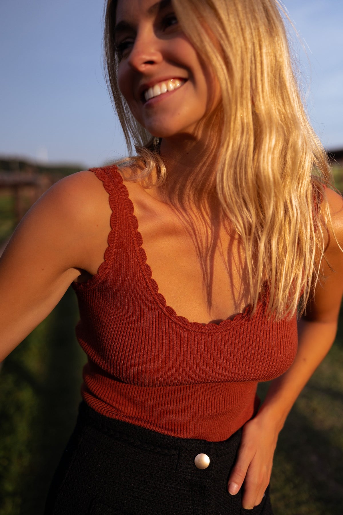 Top Bella - brique