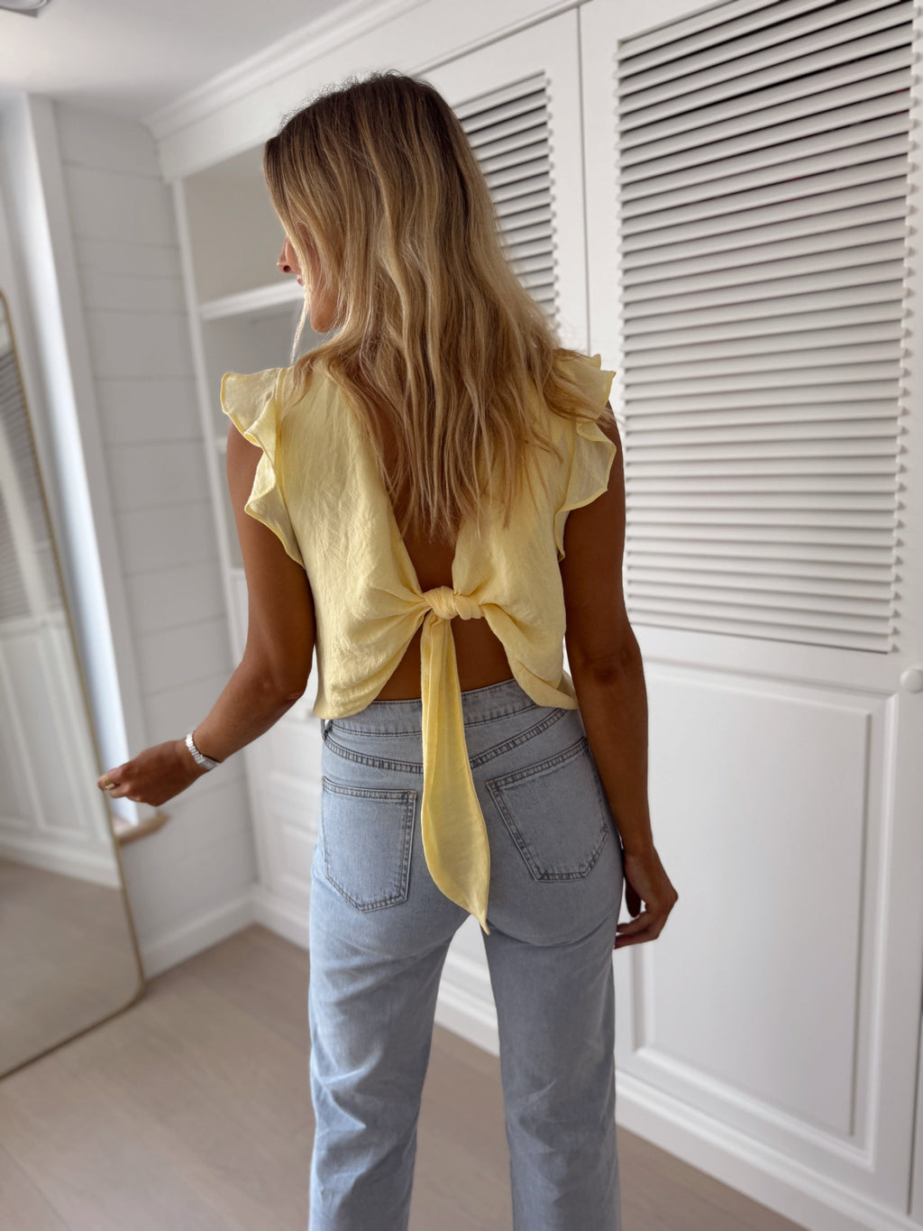 Top Beth - jaune