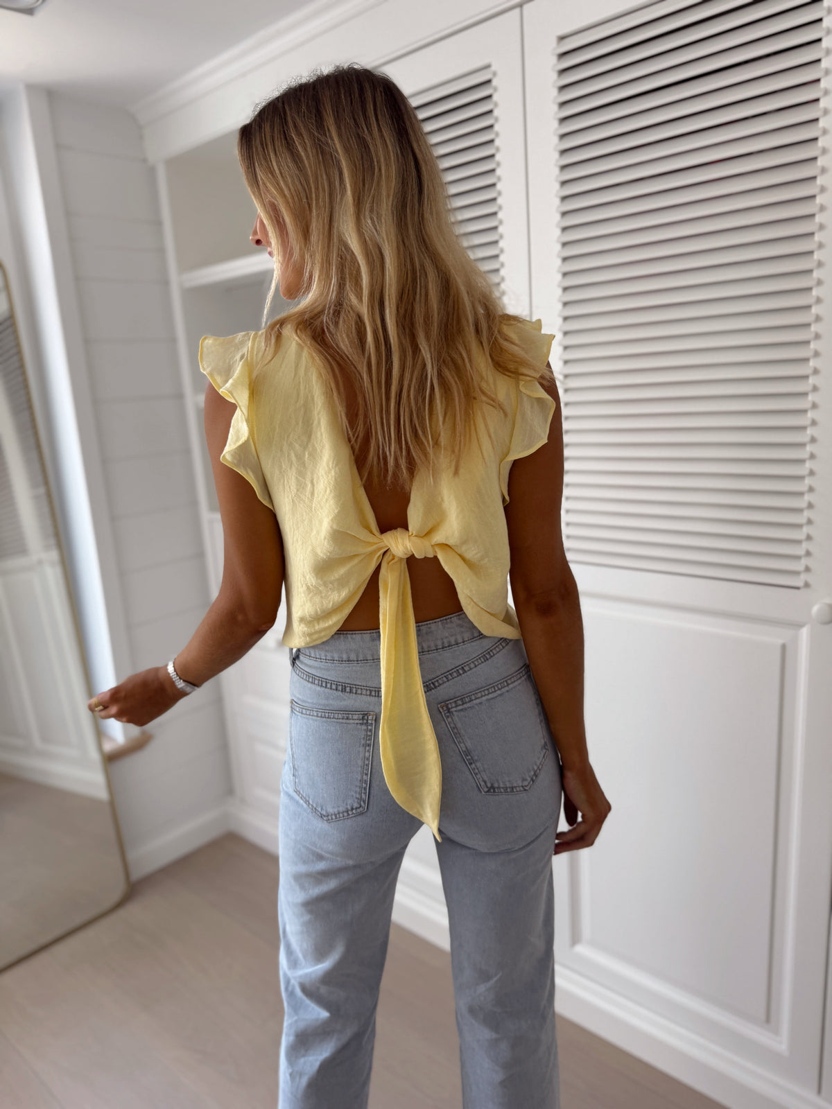 Top Beth - jaune