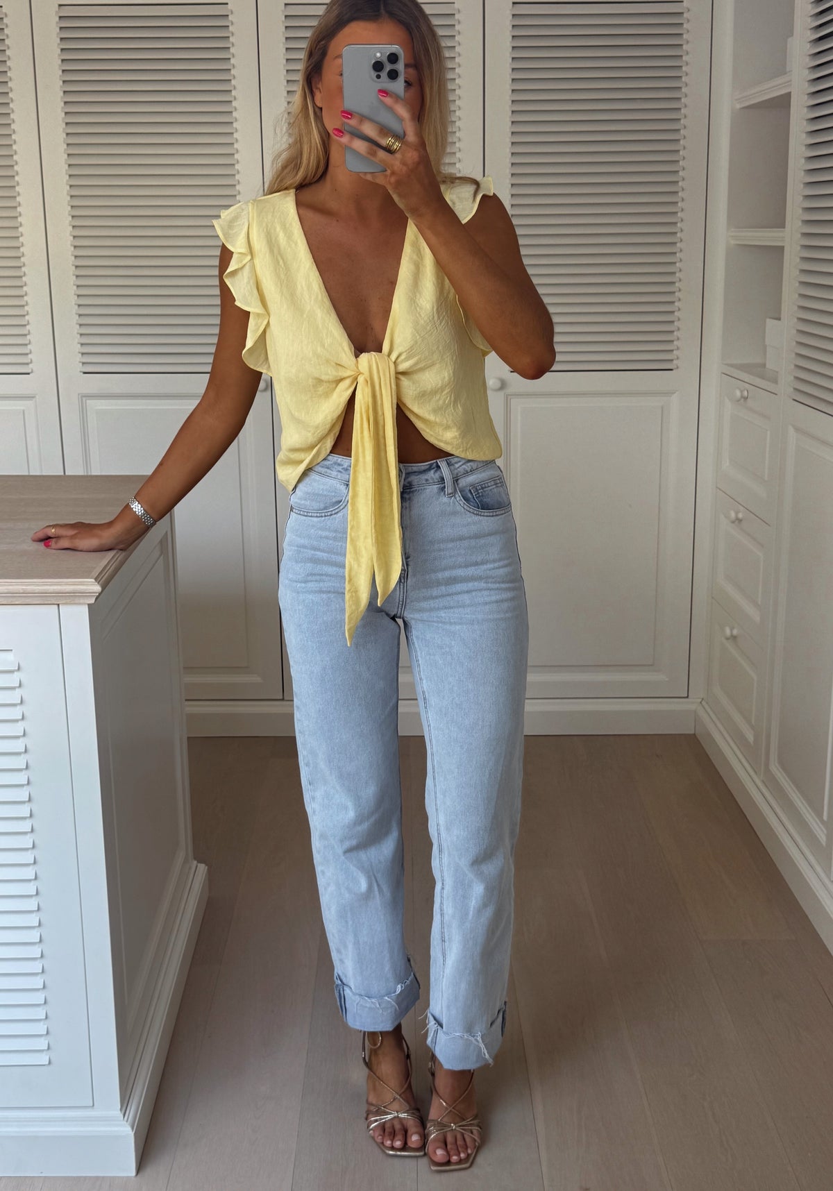 Top Beth - jaune