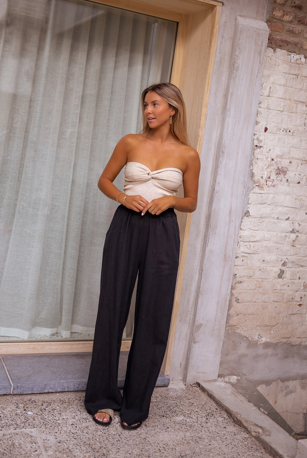 Top bustier Neil - doré