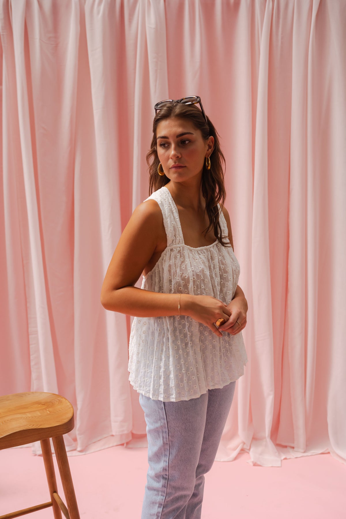 Top Tosca - blanc