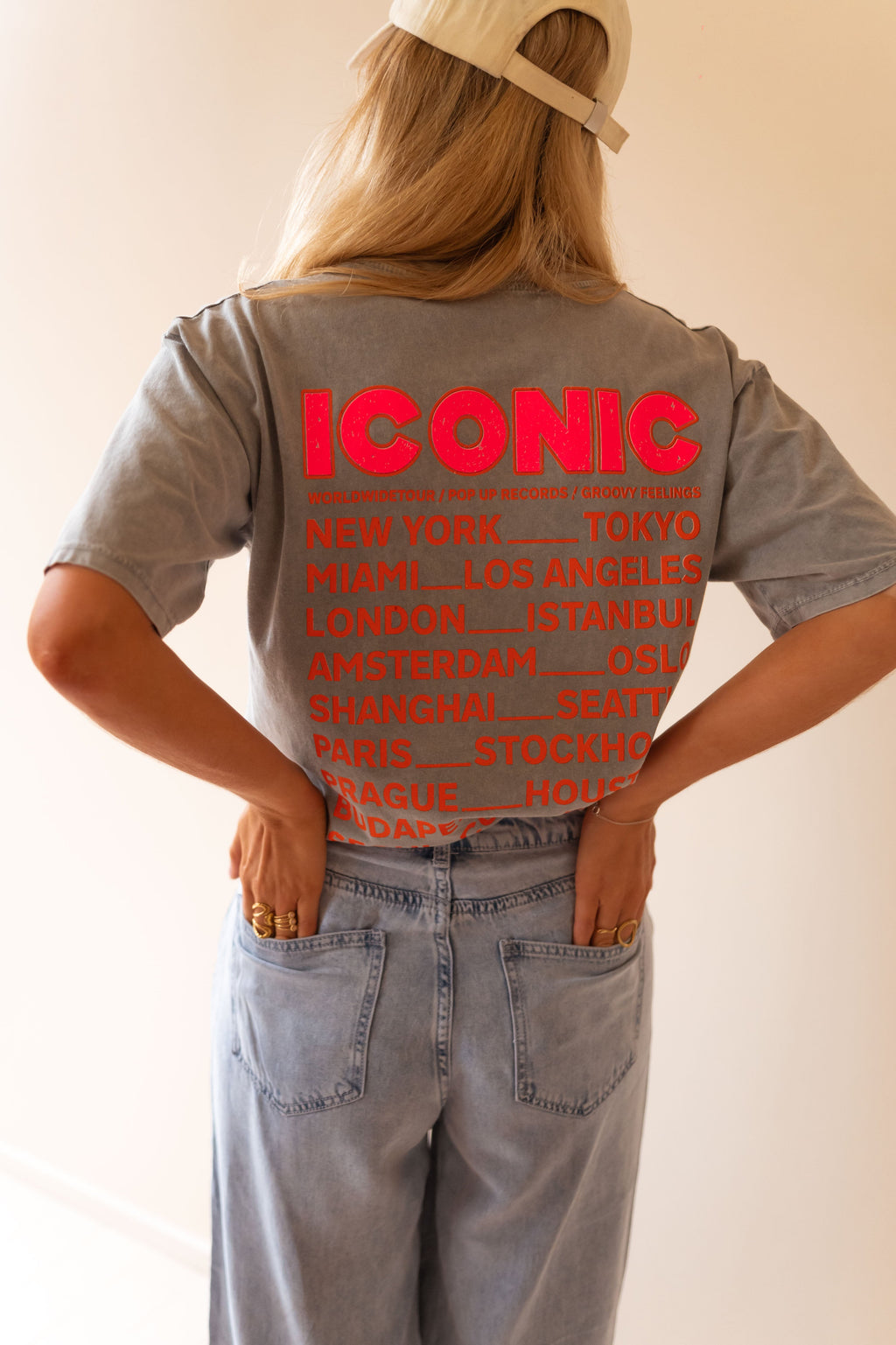 T-shirt Iconic - gris