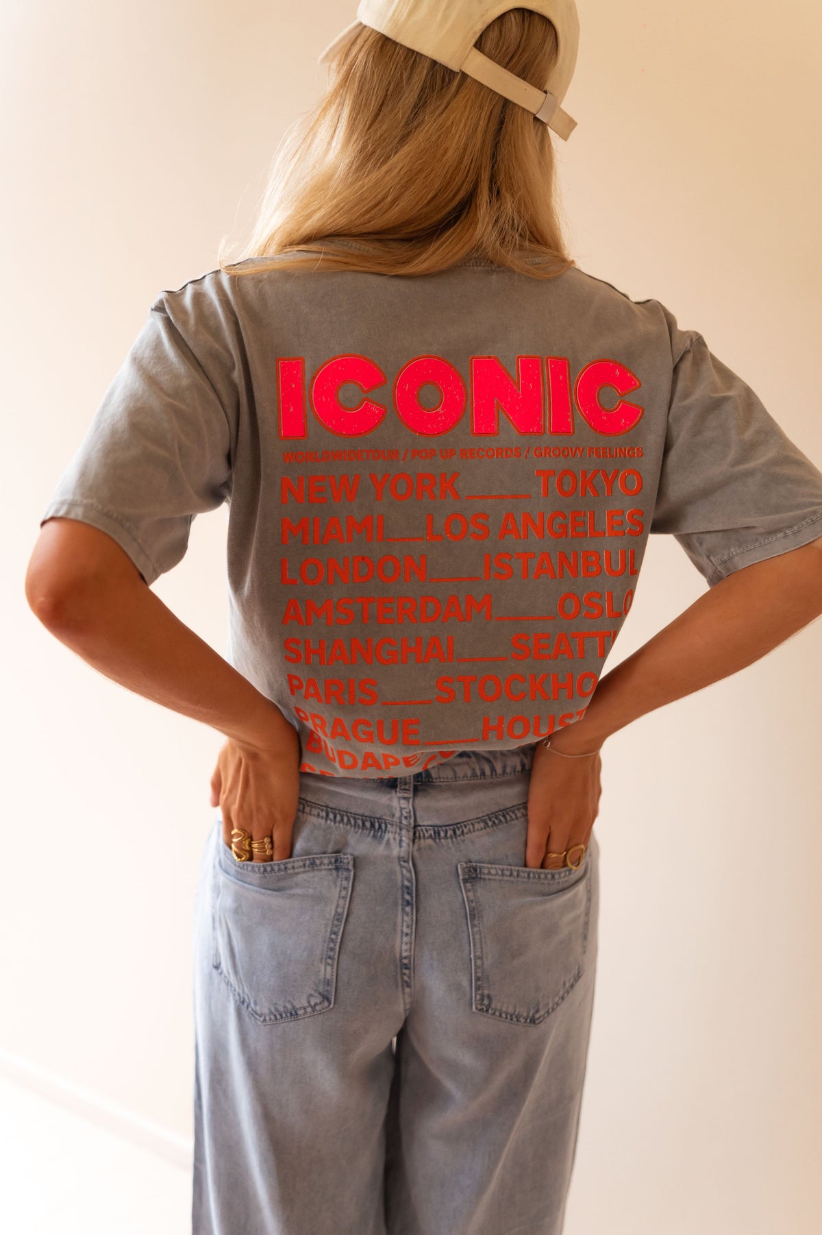 T-shirt Iconic - gris