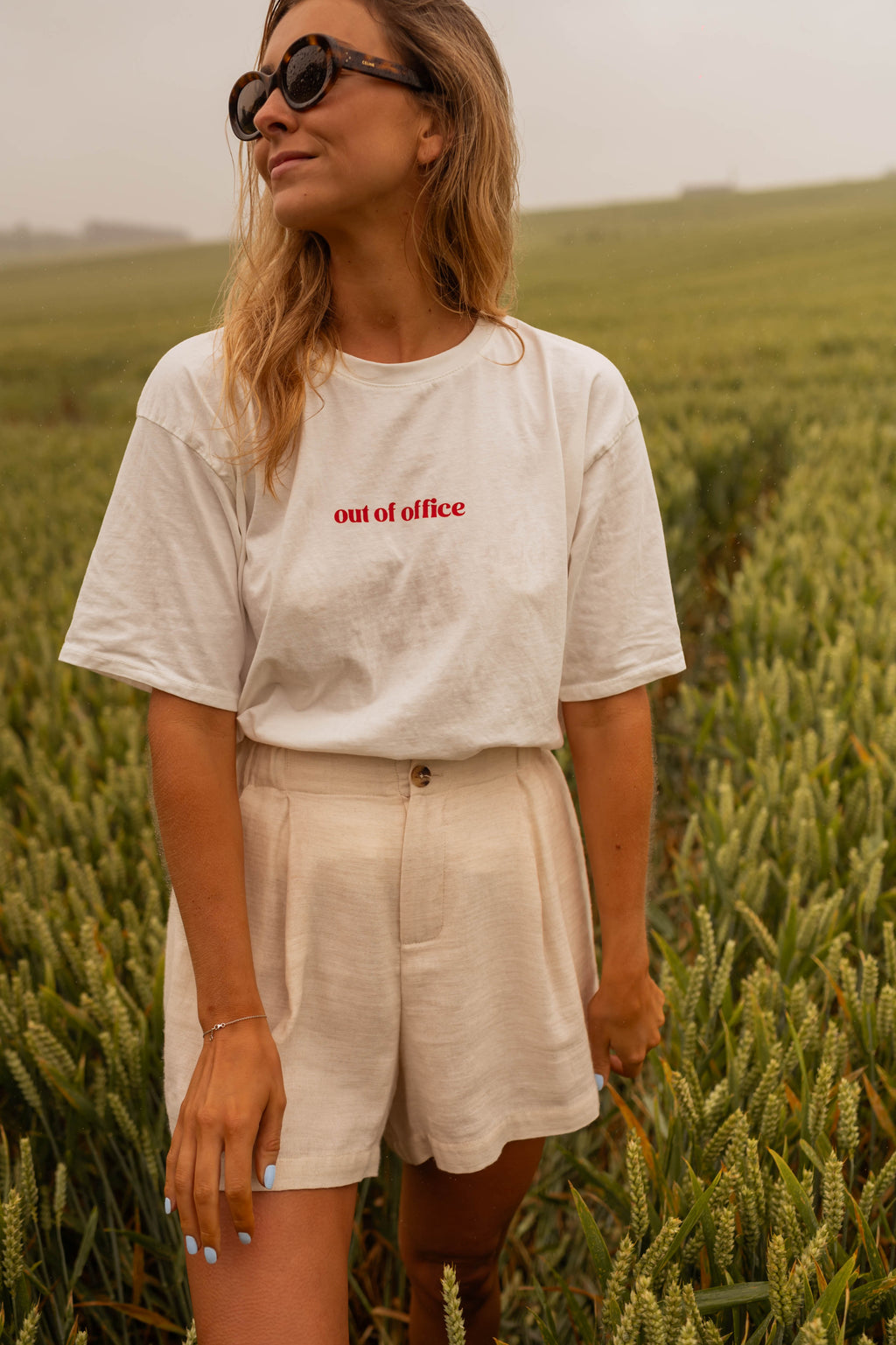 T-shirt Office - blanc