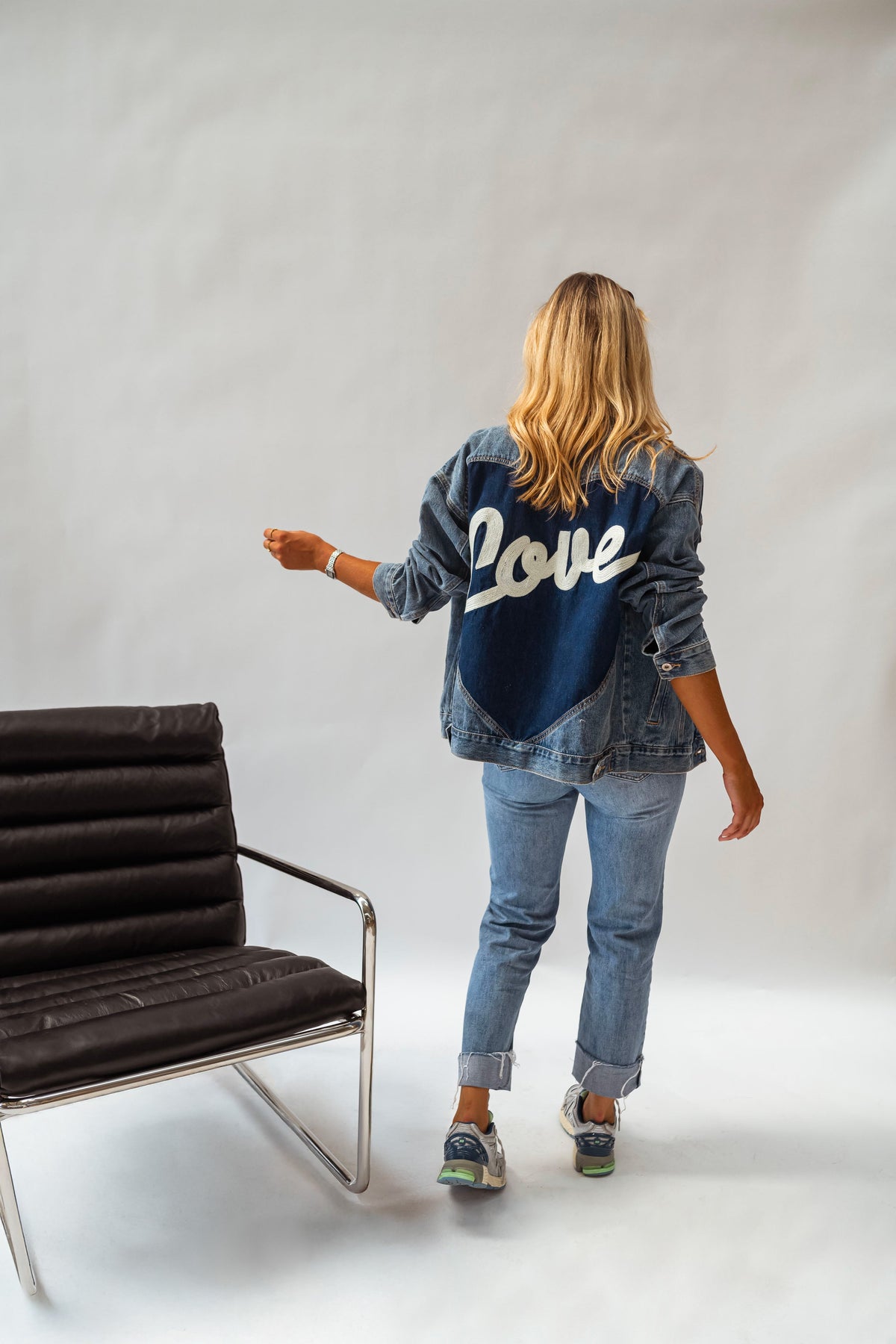 Veste Helmi - bleue en jeans